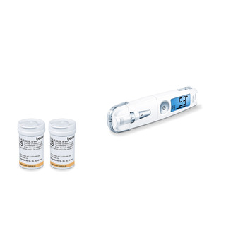 SET GL 50 bílý glukometr + 50x testovací proužky