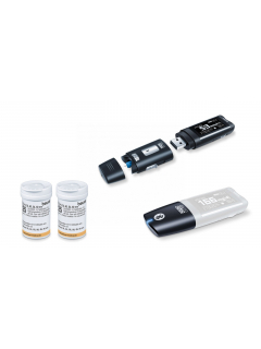 Beurer SET GL 50 EVO glukometr + adaptér + testovací proužky (50ks)
