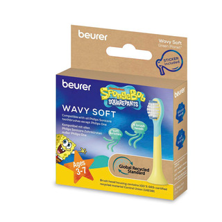 107.38 SC Wavy Soft 4× extra měkké náhradní hlavice pro sonické zubní kartáčky